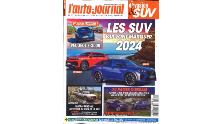 L'AUTO-JOURNAL ÉVASION & SUV